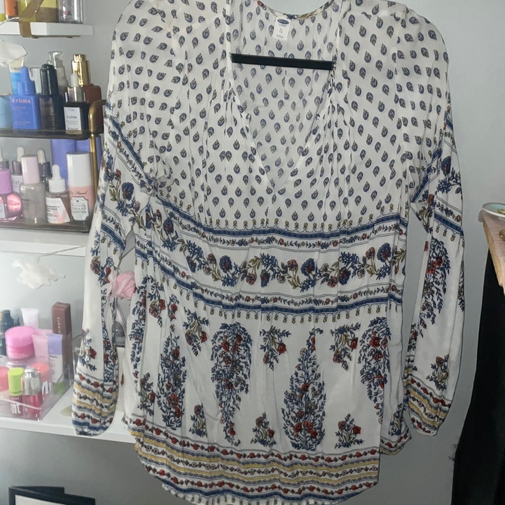 Old navy boho bell sleeves top Sz XL